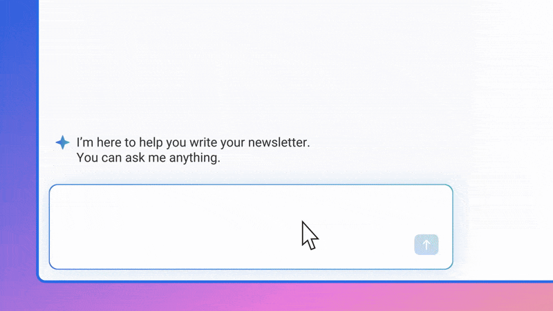 Newsletter Assistant animation