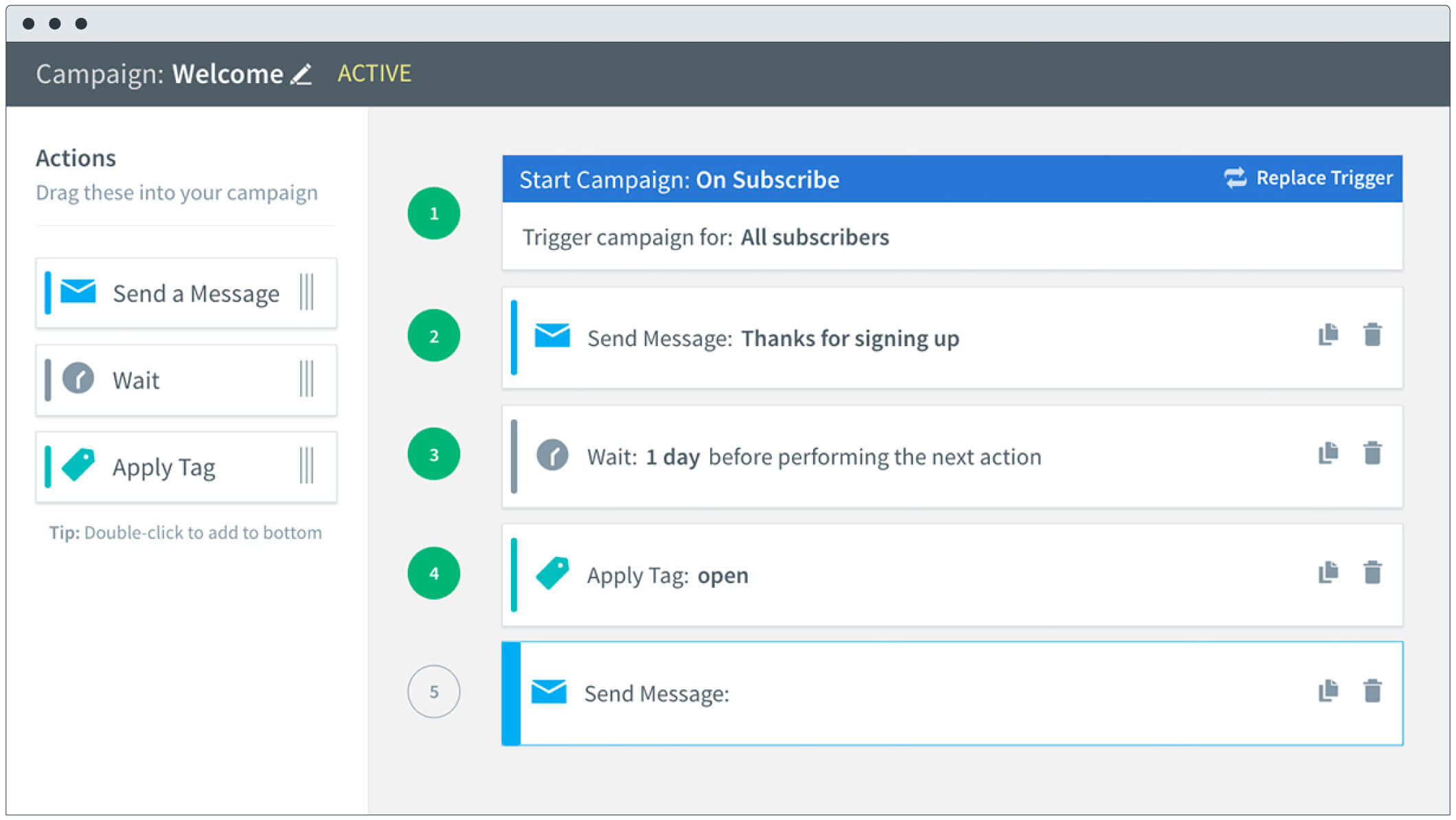 Automate with Campagins