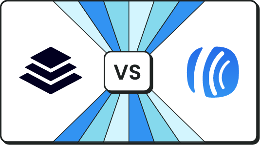 Leadpages logo vs AWeber logo