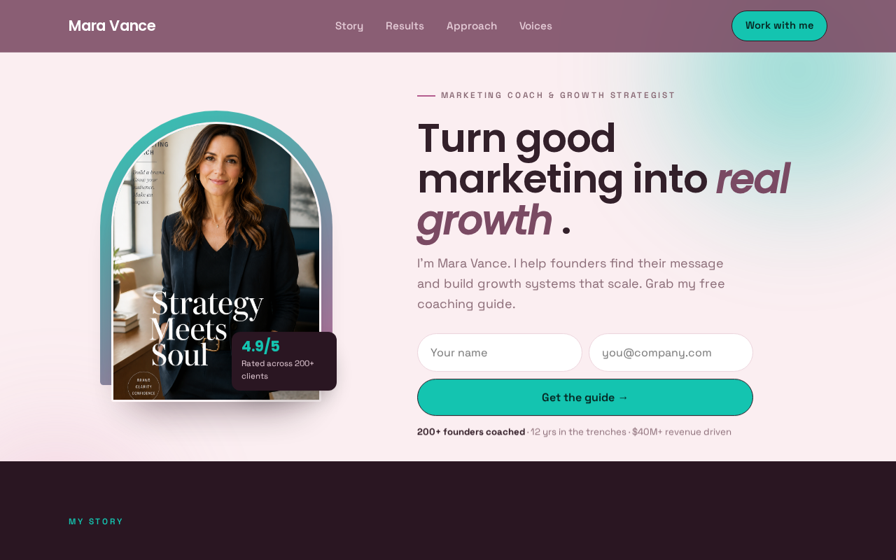 Marketing coach lead magnet