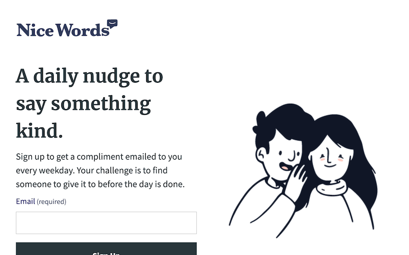 Newsletter Signup Landing Page Templates AWeber