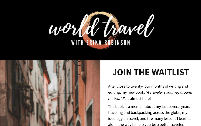 Travel Waitlist preview