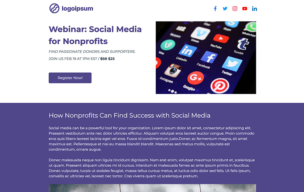 Webinar for Nonprofits preview