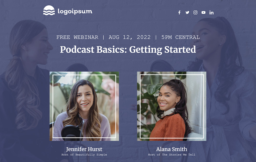 Webinar for Podcasters preview