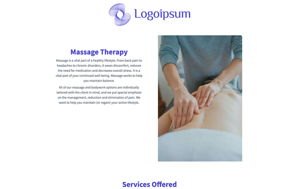 Massage Therapy preview